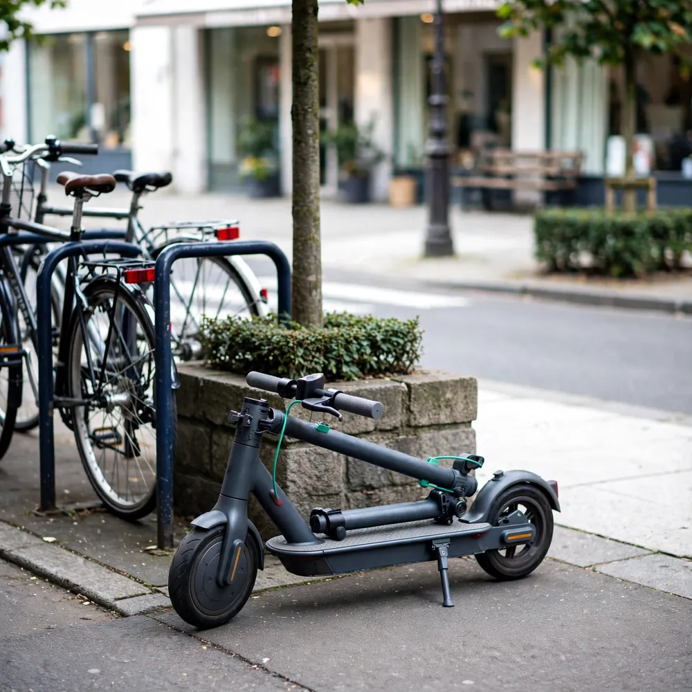 Trottinettes en situation d'usage