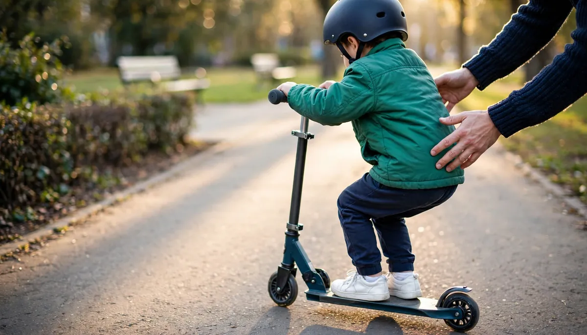 À partir de quel âge utiliser une trottinette à 2 roues ?