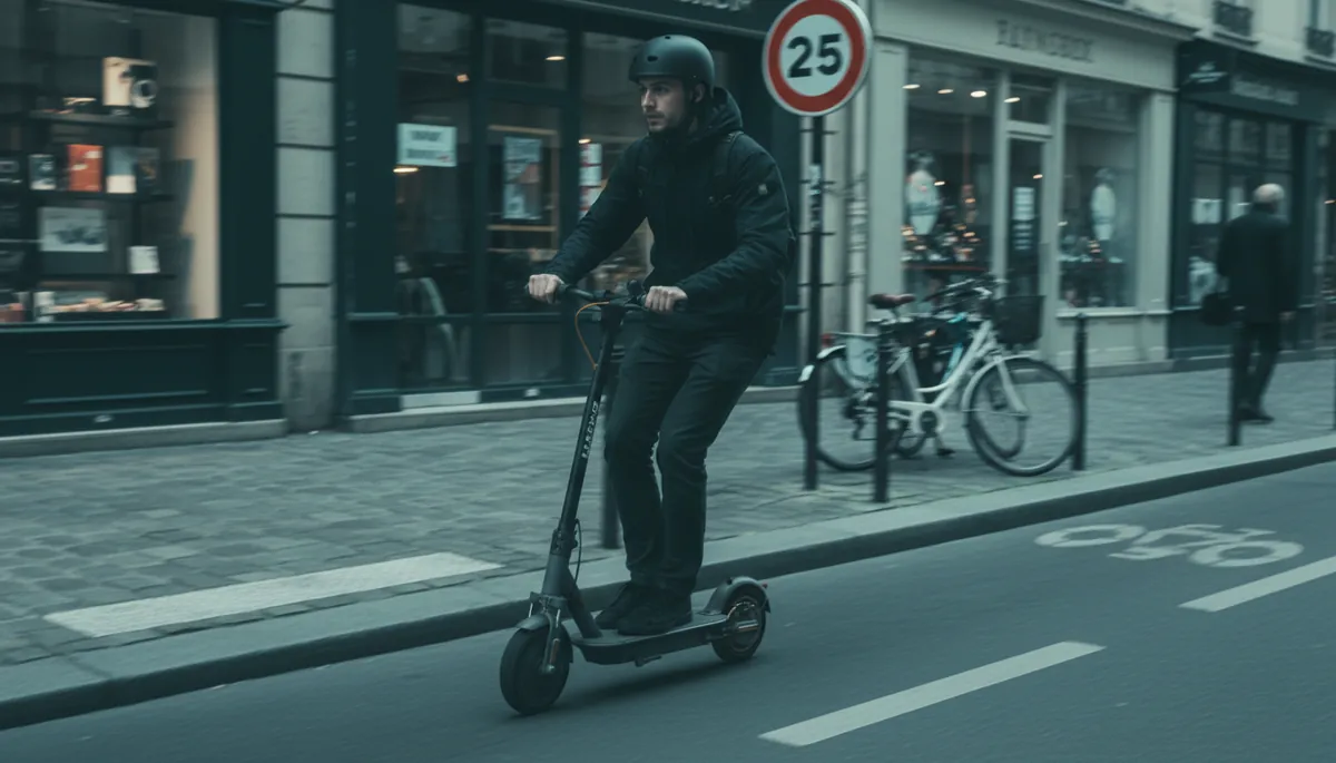 Quelle est la vitesse maximale d'une trottinette électrique ?